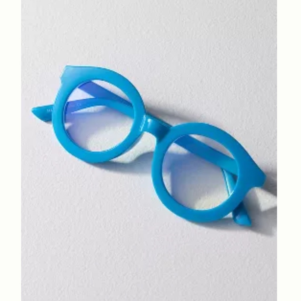 NWT Anthropologie Chunky Circle Reading Glasses +2.50